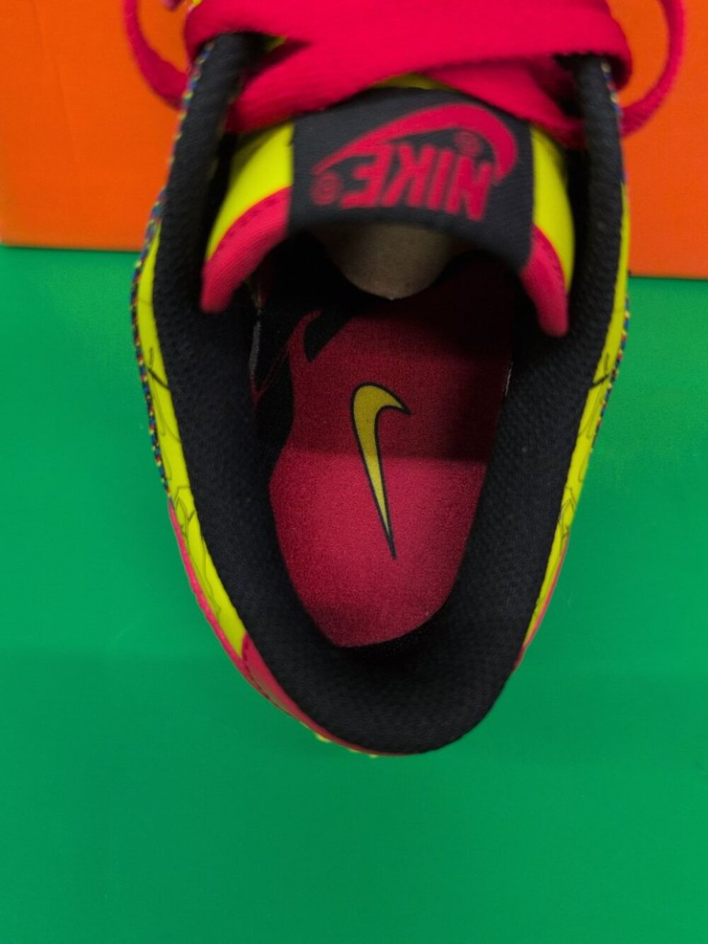 Nike Dunk Low Premium Women's Shoes US 8 Black & Sport Red Bright 313600-061 - Picture 10 of 15